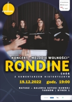 Plakat koncertu "Melodie wolności"